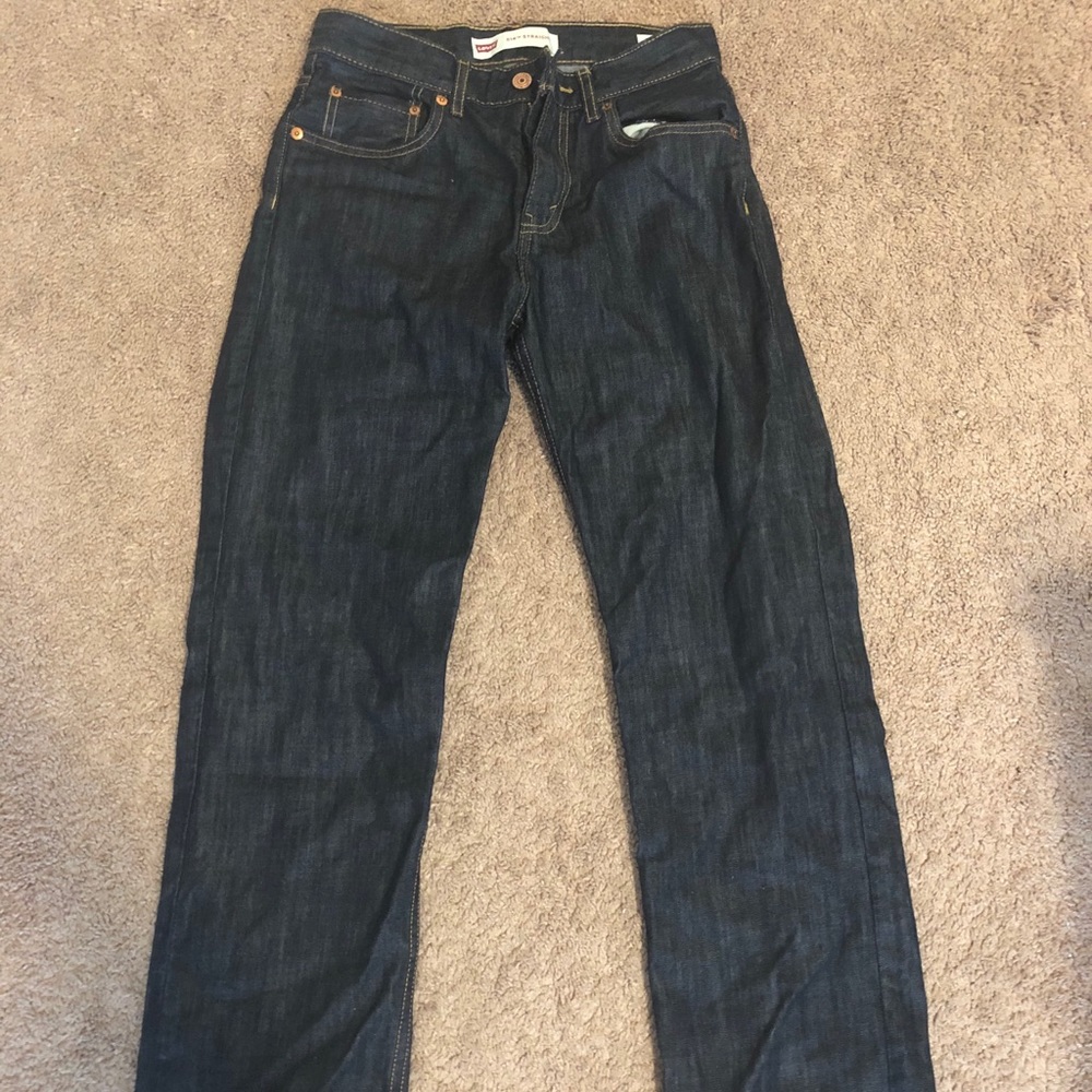 Dark Blue Levi Denim Jeans 514